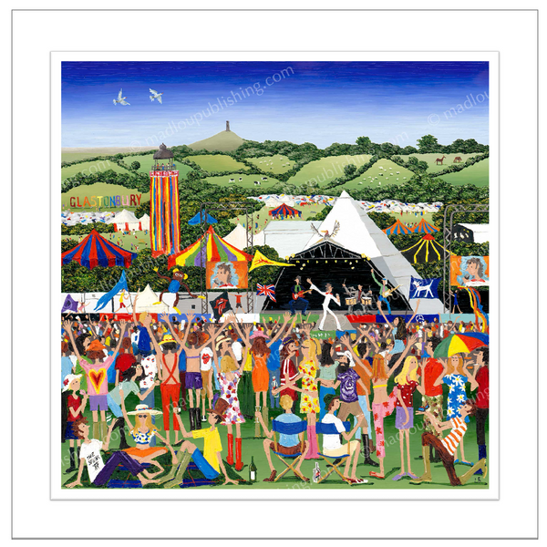 Louise Braithwaite Limited Edition Print - Glastonbury