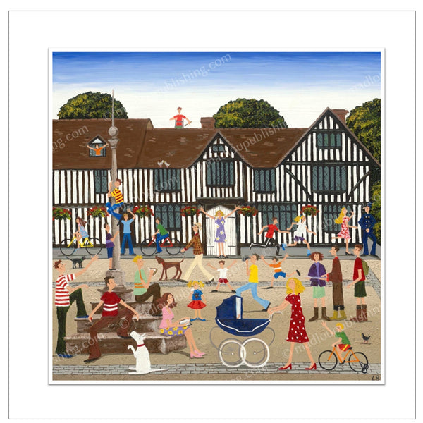 Louise Braithwaite Limited Edition Print - Lavenham Guildhall