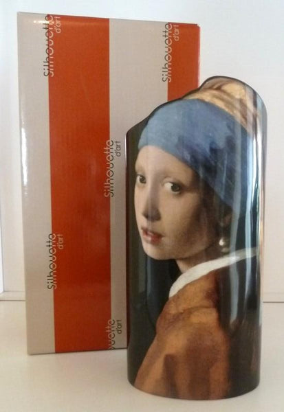 Silhouette d'art Vase by John Beswick - Vermeer - Girl with Pearl Earring SDA13