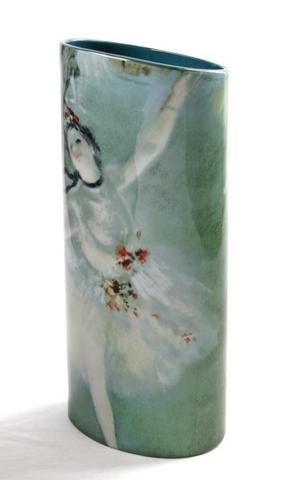 Silhouette d'art Vase by John Beswick - Degas - Ballet Dancer SDA11