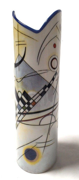 Silhouette d'art Vase by John Beswick - Kandinsky - Composition VIII SDA25