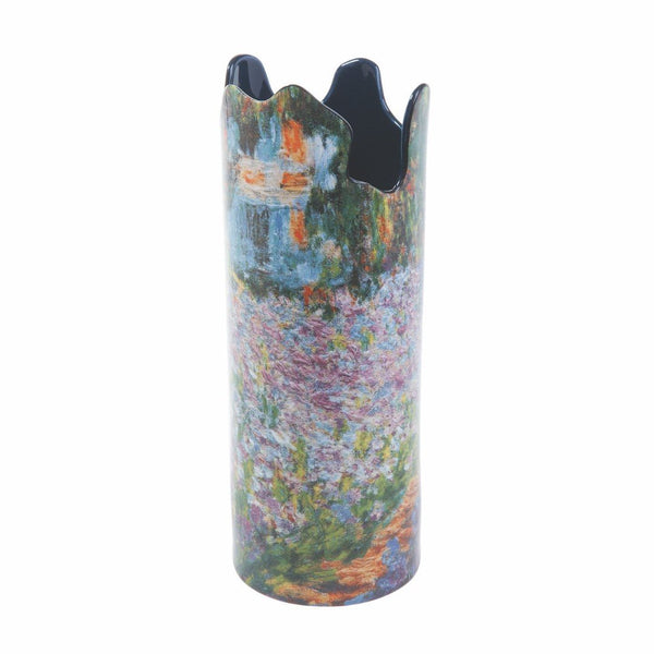 Silhouette d'art Vase by John Beswick - Monet - Monets Garden with Irises SDA31