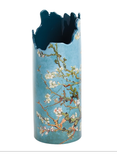 Silhouette d'art Vase by John Beswick - Van Gogh - Almond Tree in Blossom SDA20