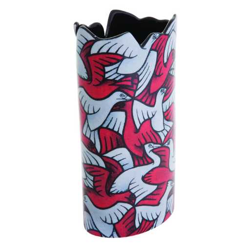 Silhouette d'art Vase by John Beswick - Escher - Birds SDA28