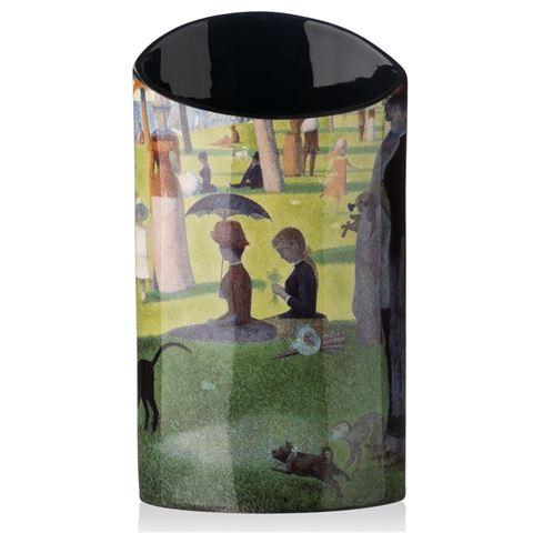 Silhouette d'art Vase by John Beswick - George Seurat - A Sunday on the Grand Jatte SDA33