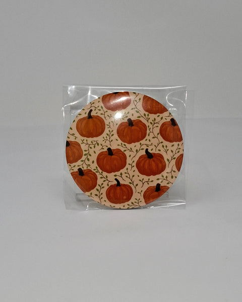 Pumpkins With Vines Mug and Coaster Set - Rebecca Plumb Design