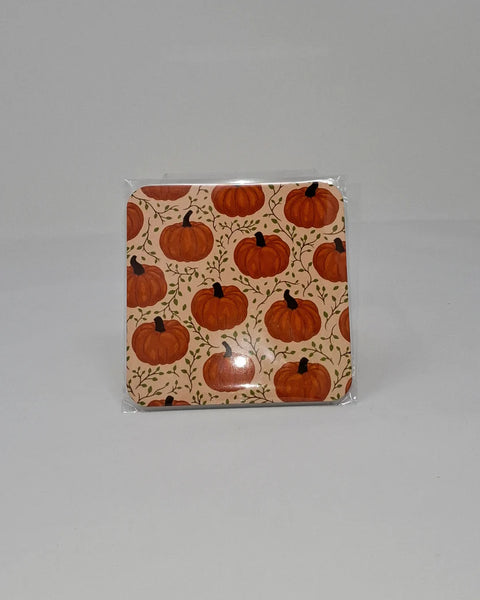 Pumpkins With Vines Mug and Coaster Set - Rebecca Plumb Design