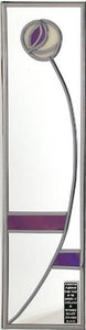 Rennie Mackintosh Mirror - Simple Rose Bud Purple Passion