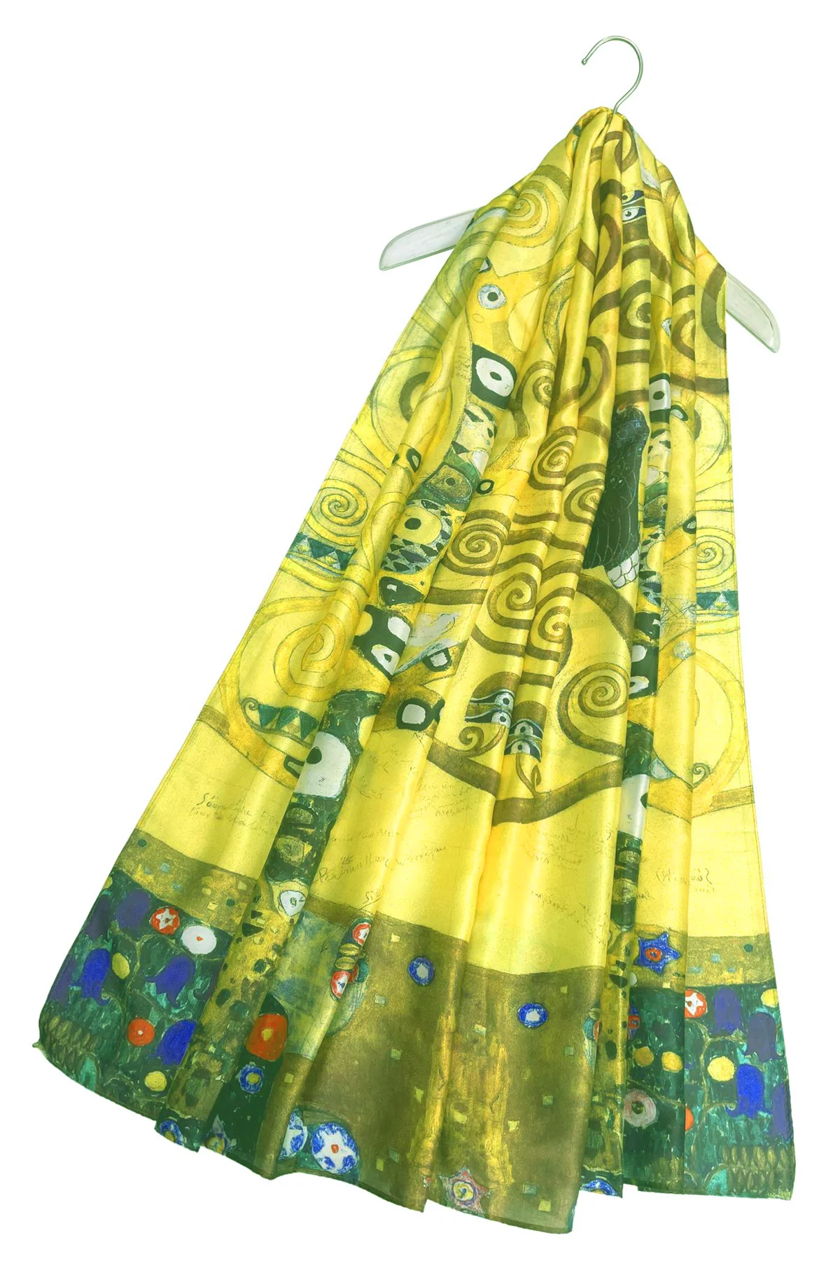 Klimt 'Tree of Life' Detail Print Silk Scarf