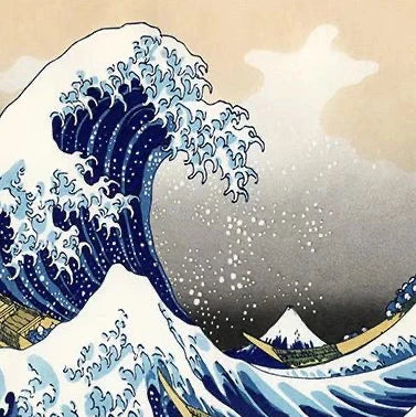 Hokusai Great Wave Cushion