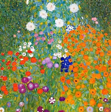 Klimt Flower Garden Cushion