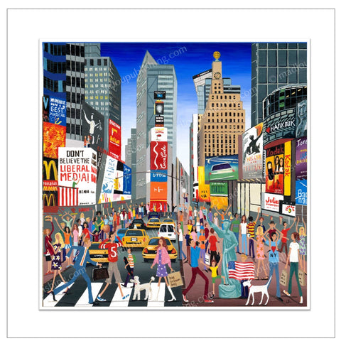 Louise Braithwaite Limited Edition Print - Times Square