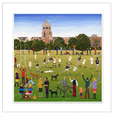 Louise Braithwaite Limited Edition Print - Rugby