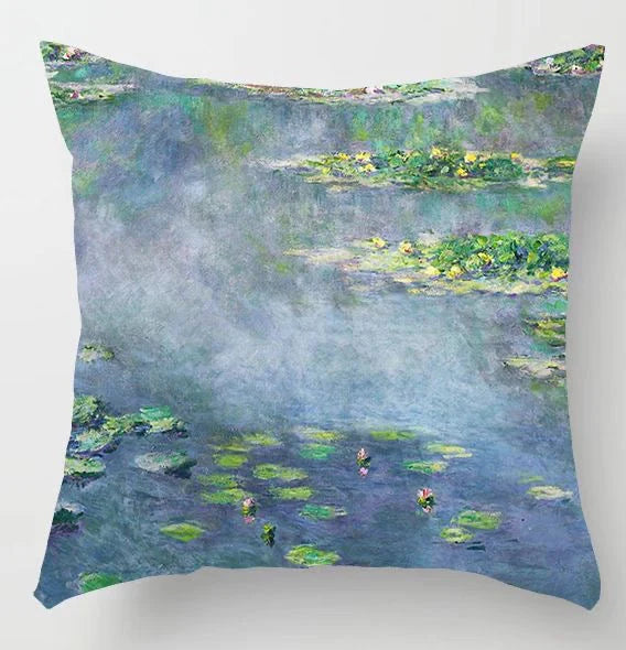 Monet Water Lily Cushion