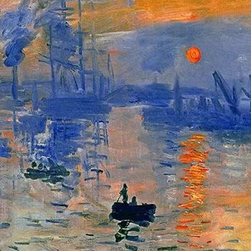 Monet 'Impression, Sunrise' Cushion