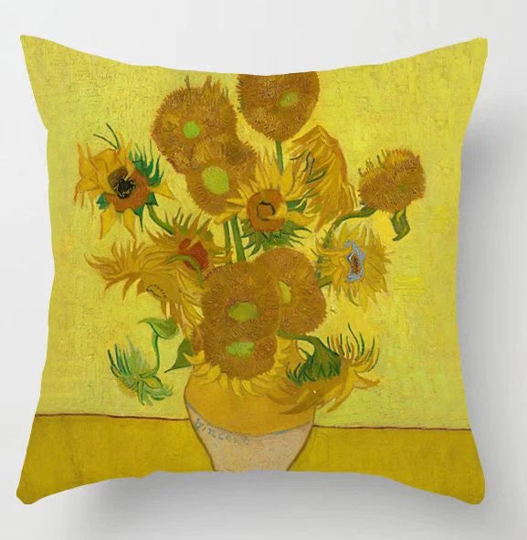 Van Gogh Sunflowers Cushion