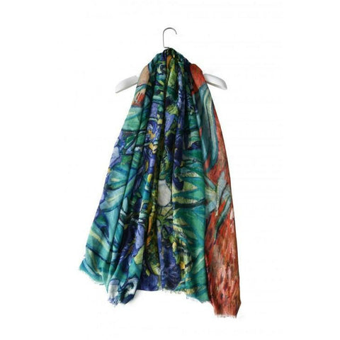 Van Gogh Irises Print Scarf