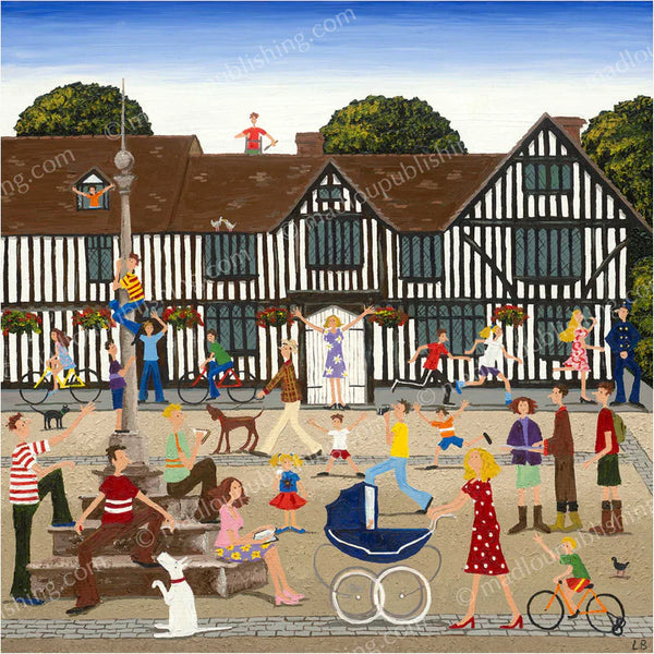 Louise Braithwaite Limited Edition Print - Lavenham Guildhall