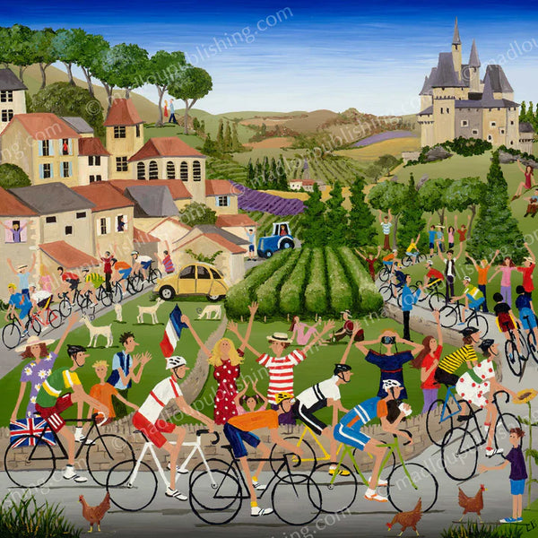 Louise Braithwaite Limited Edition Print - Tour de France