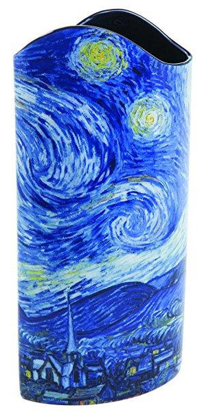Silhouette d'art Vase by John Beswick - Van Gogh - A Starry Night SDA29