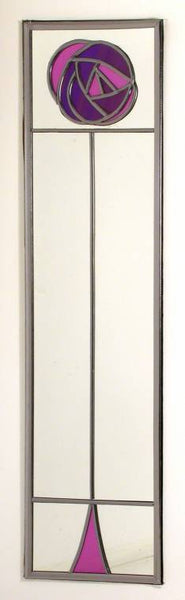 Rennie Mackintosh Mirror - New Rose - Purple Passion
