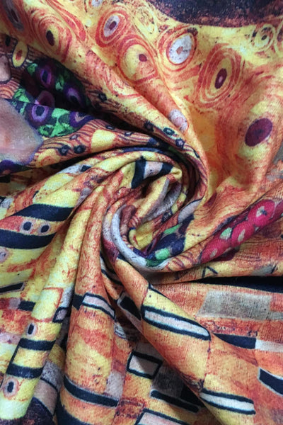 Klimt The Kiss Wool Blend Scarf