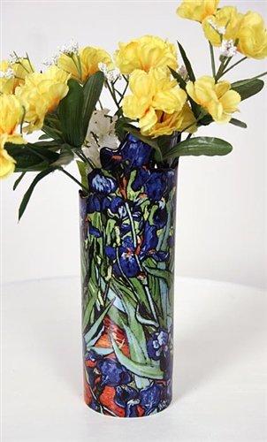 Silhouette d'art Vase by John Beswick - Van Gogh - Irises SDA02