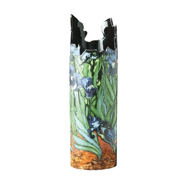 Silhouette d'art Vase by John Beswick - Van Gogh - Irises SDA02