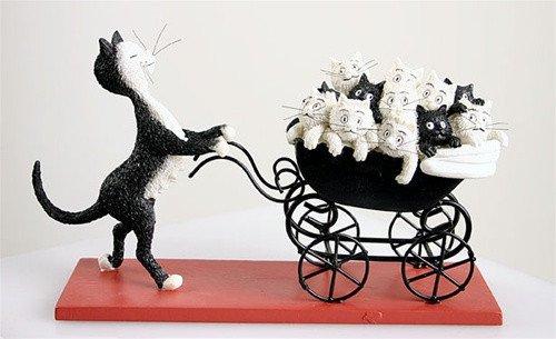 Dubout Cats -  The Pram DUB25