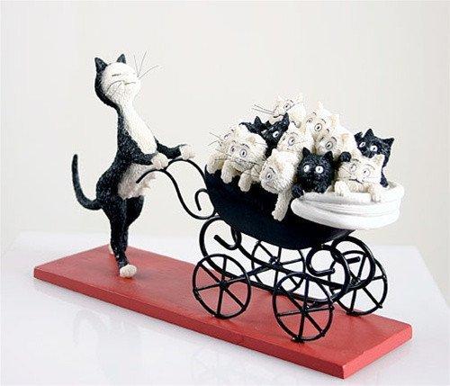 Dubout Cats -  The Pram DUB25