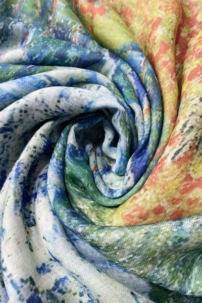 Van Gogh Poppy Field Print Scarf