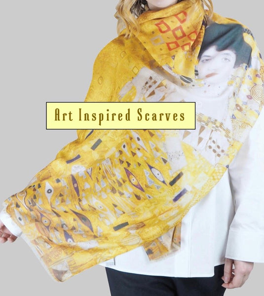 Klimt Portrait of Adele Bloch Bauer Print Scarf