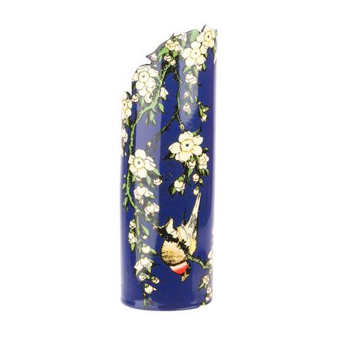 Silhouette d'art Vase by John Beswick - Hokusai - Bullfinch and Blossom SDA04
