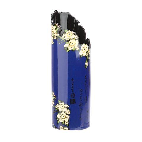 Silhouette d'art Vase by John Beswick - Hokusai - Bullfinch and Blossom SDA04