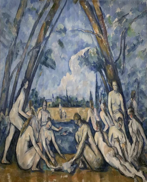 Cezanne The Bathers Silk Scarf