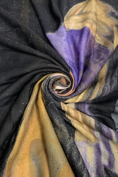 Vermeer Girl with a pearl earring print scarf