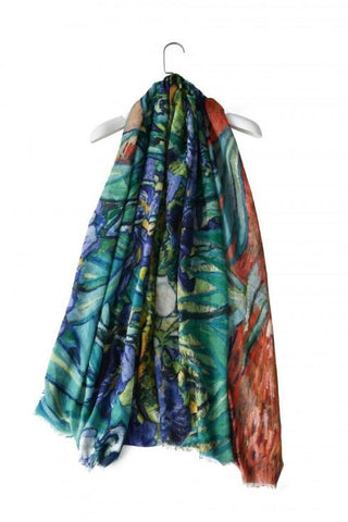 Van Gogh Irises Print Scarf
