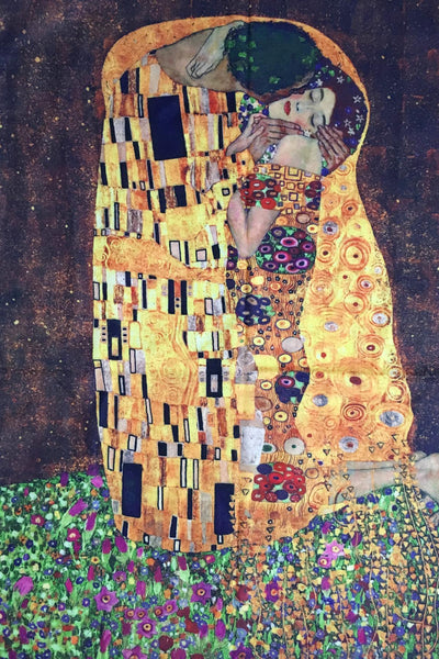 Klimt The Kiss Wool Blend Scarf