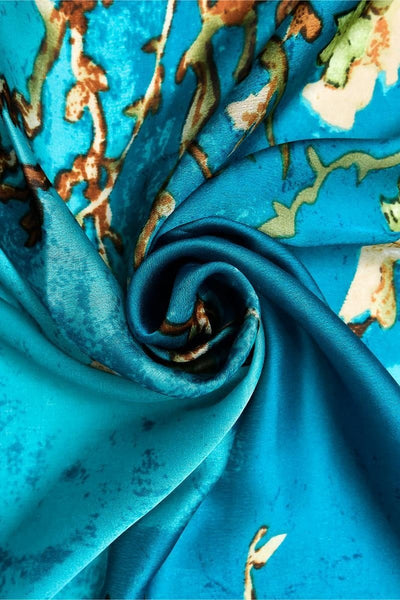 Van Gogh Almond Blossom Print Silk Scarf