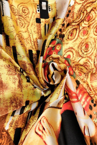 Klimt The Kiss Print  Scarf