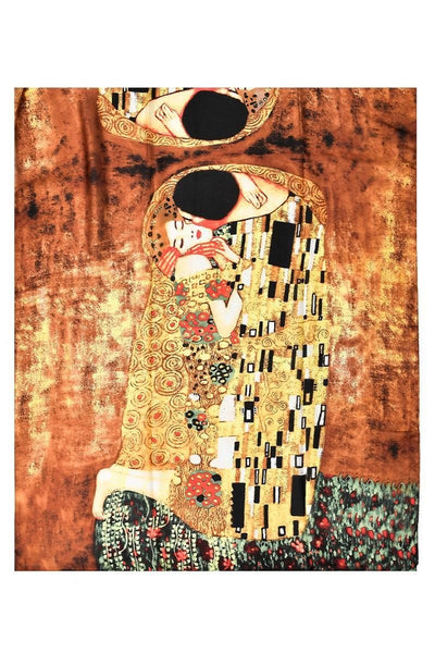 Klimt The Kiss Print  Scarf