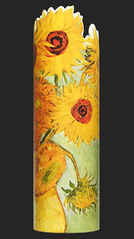 Silhouette d'art Vase by John Beswick - Van Gogh - 12 Sunflowers SDA01