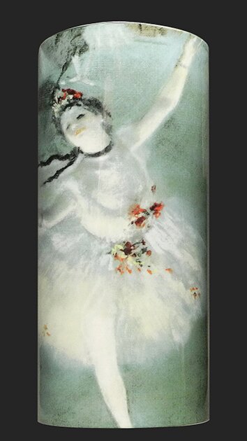 Silhouette d'art Vase by John Beswick - Degas - Ballet Dancer SDA11