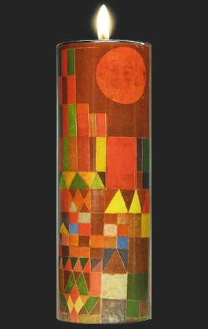 Tall Tea Light Holder - Klee - Burg und Sonne TC10KLE