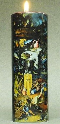 Tall Tea Light Holder - Bosch - Paradise and Hell TC11JB