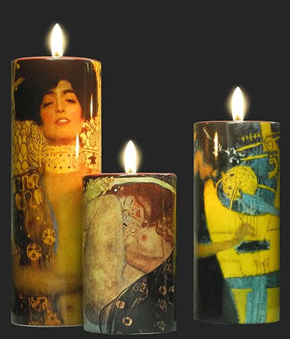 Set of 3 Tea Lights - Klimt TS02KL
