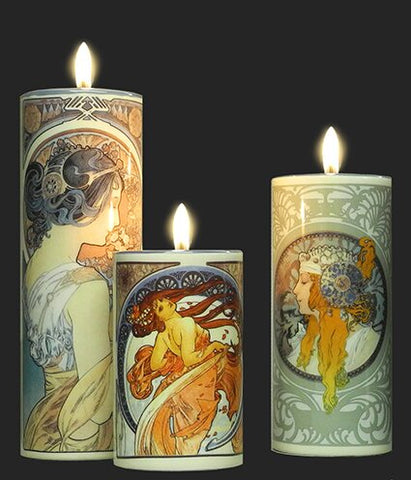 Set of 3 Tea Lights - Mucha TS04MU